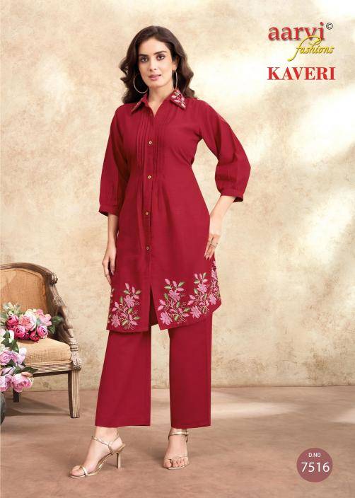 Aarvi kaveri vol-2 coord set kurtis wholesale price