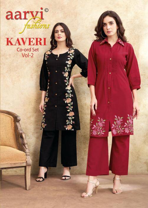 Aarvi kaveri vol-2 coord set kurtis wholesale price