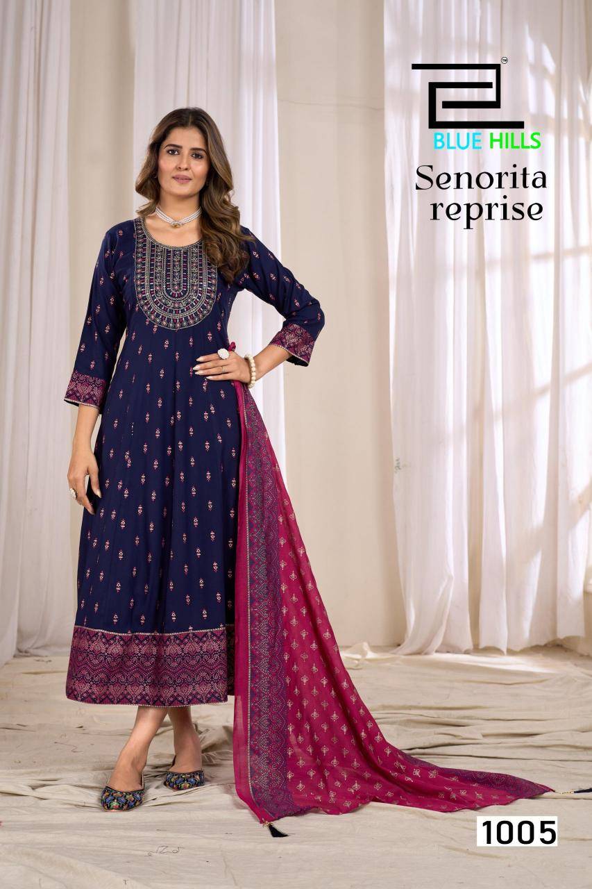 Blue hills senorita reprise wholesale kurti market in burrabazar kolkata