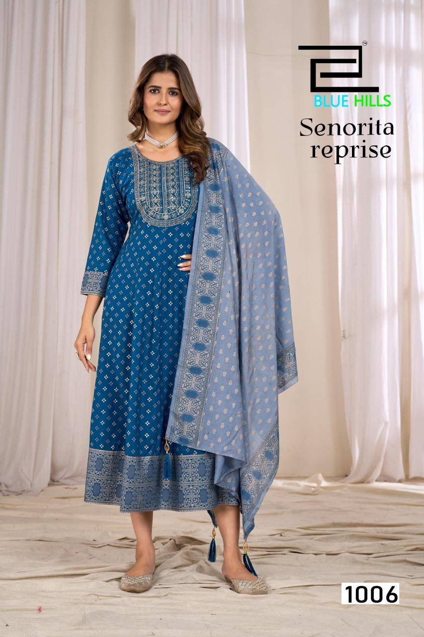 Blue hills senorita reprise wholesale kurti market in burrabazar kolkata