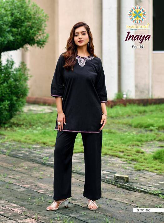 Passion tree inaya vol 2 coord set wholesale kurti manufacturers in kolkata