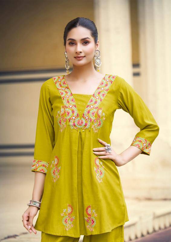 Karissa mushq coord set wholesale kurti market in kolkata