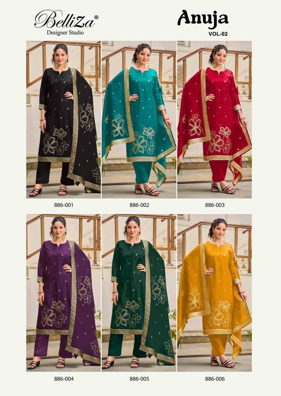 Belliza anuja vol 2 wholesale dress material shop in mumbai