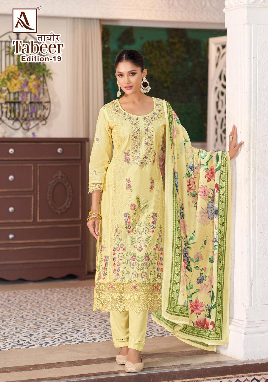 Alok suit tabeer 19 dress wholesale mumbai