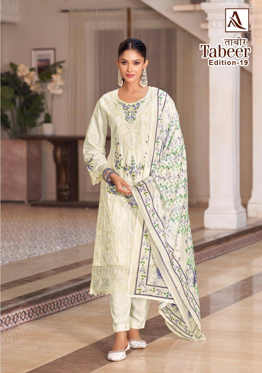 Alok suit tabeer 19 dress wholesale mumbai