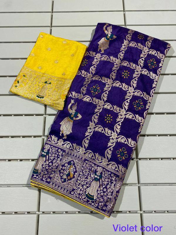 Akshara dola silk indian wholesale saree