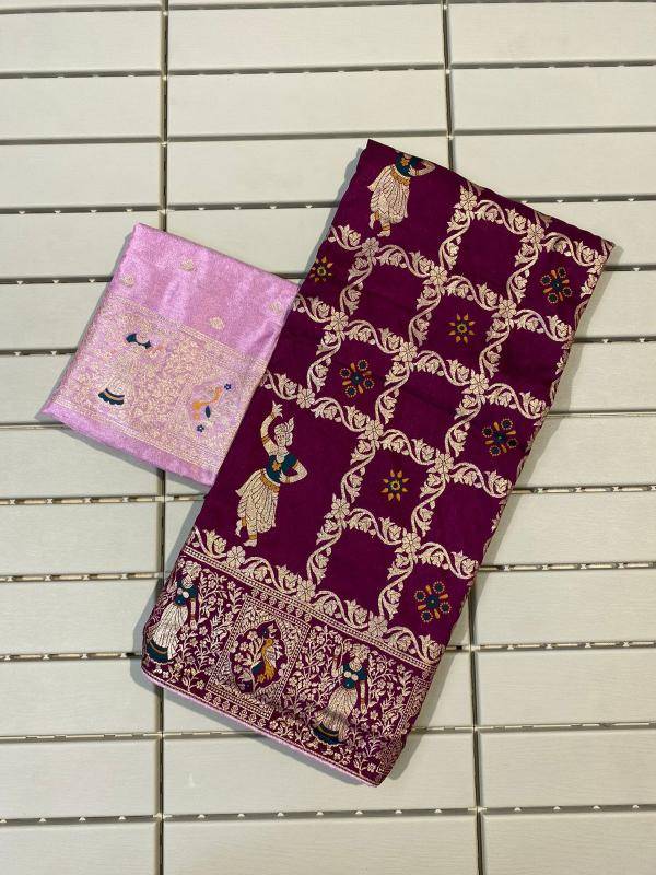 Akshara dola silk indian wholesale saree