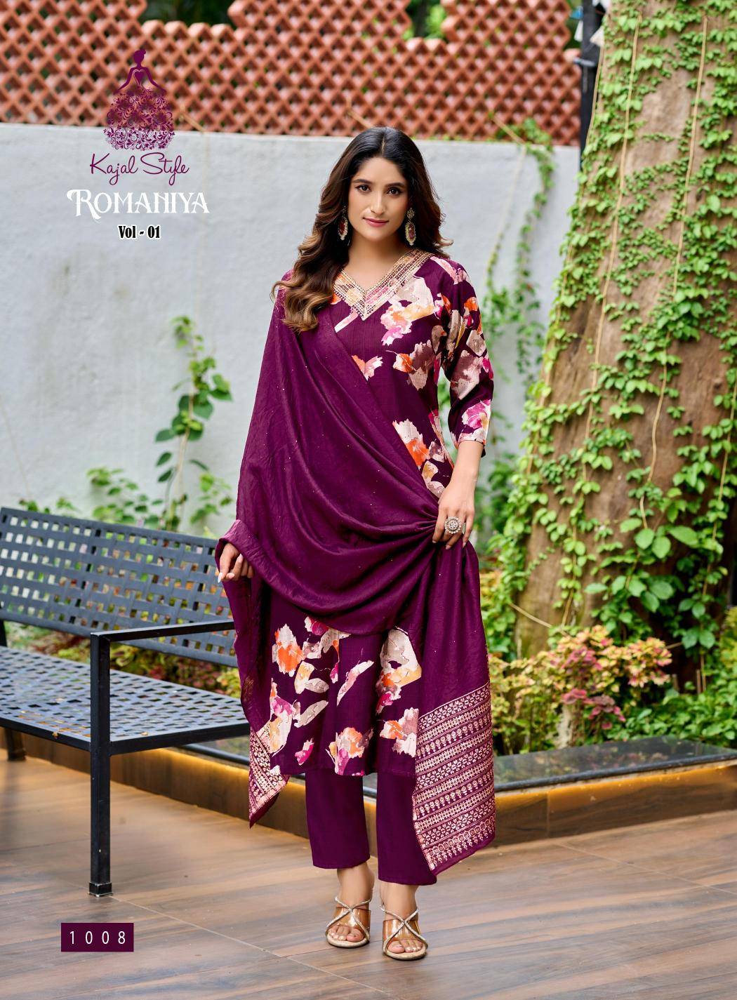 Kajal style romaniya vol.1 india biggest kurti wholesale market