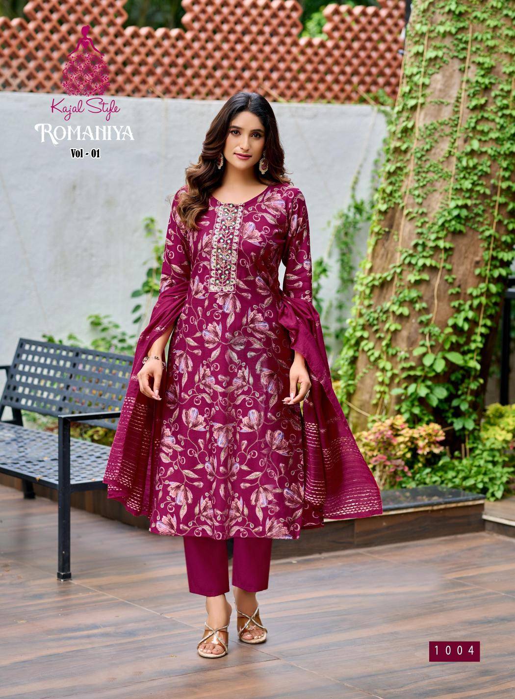 Kajal style romaniya vol.1 india biggest kurti wholesale market