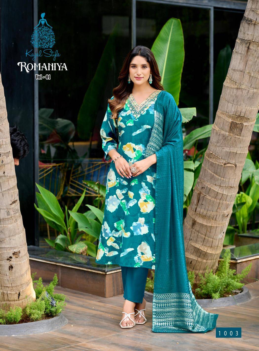 Kajal style romaniya vol.1 india biggest kurti wholesale market