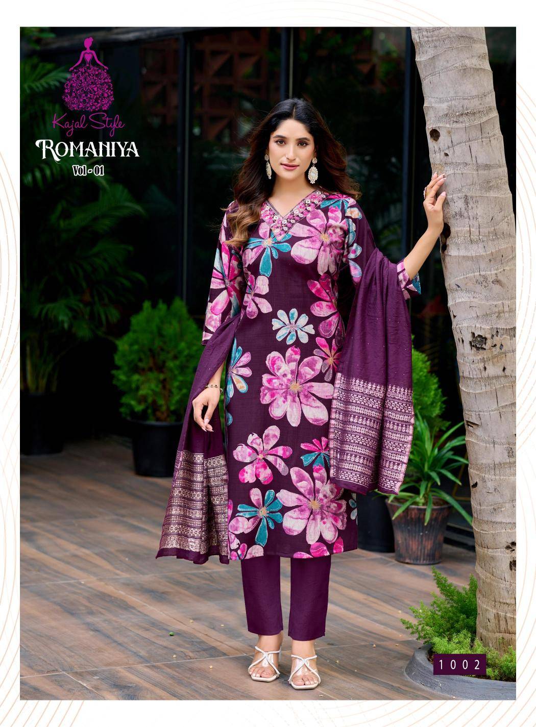 Kajal style romaniya vol.1 india biggest kurti wholesale market
