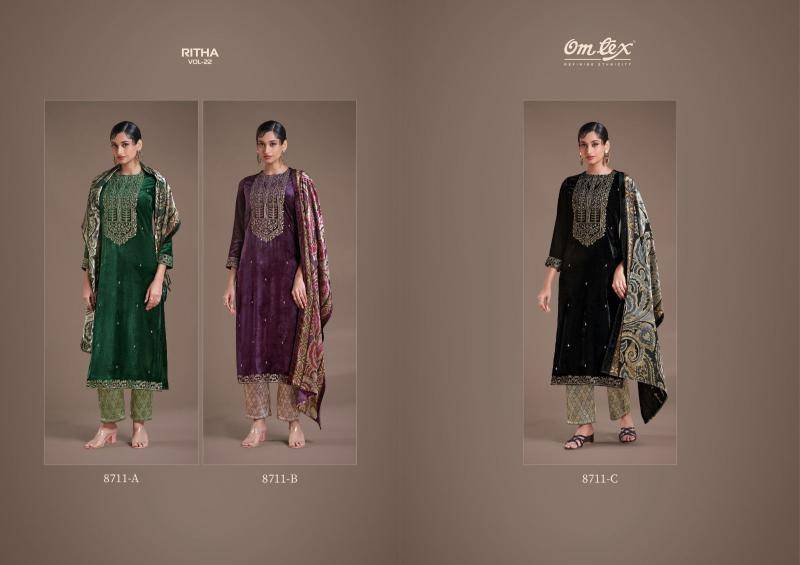 Omtex ritha vol 22 wholesale market in surat for dress materials