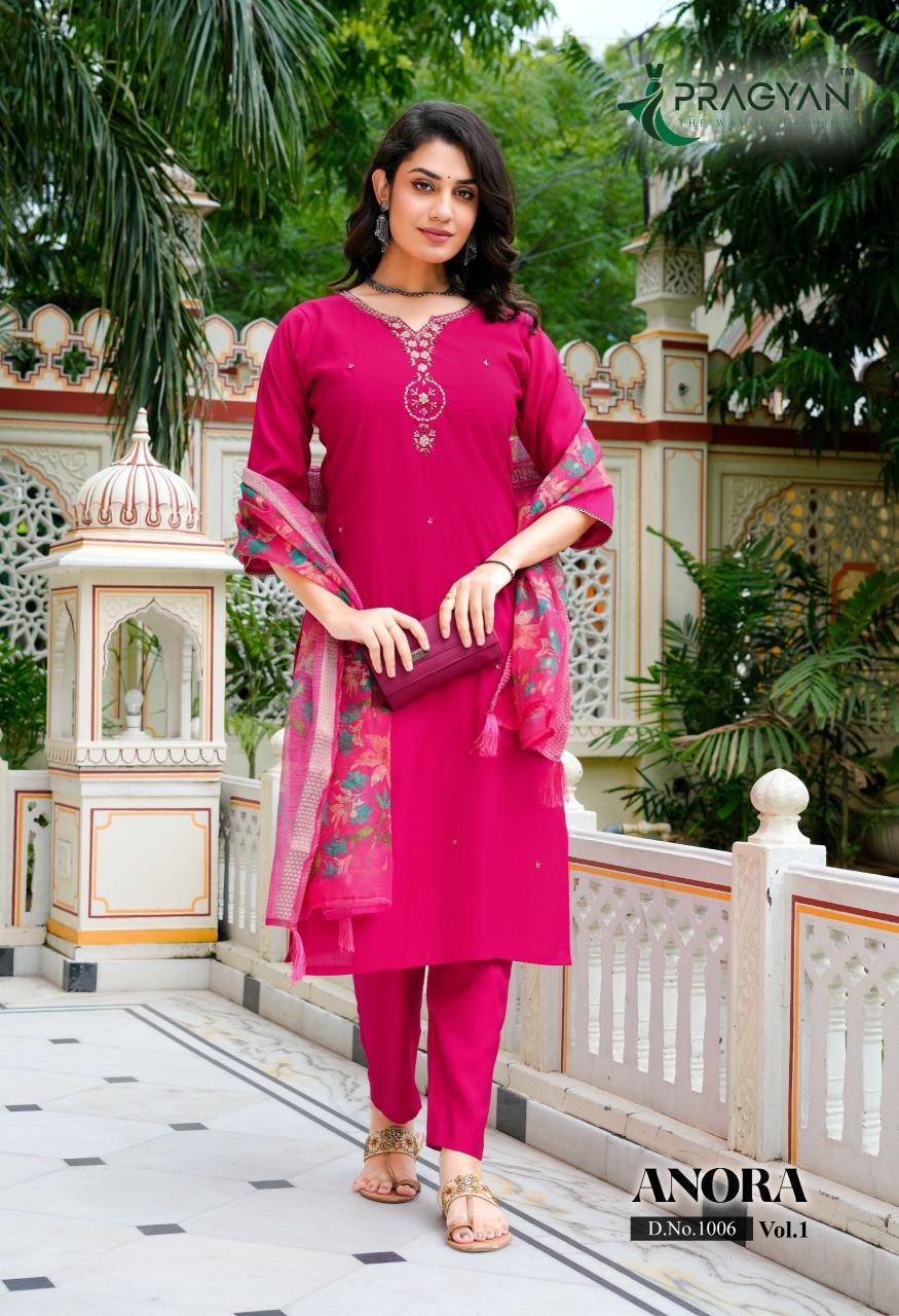 Pragyan anora vol 1 wholesale kurti market in kolkata