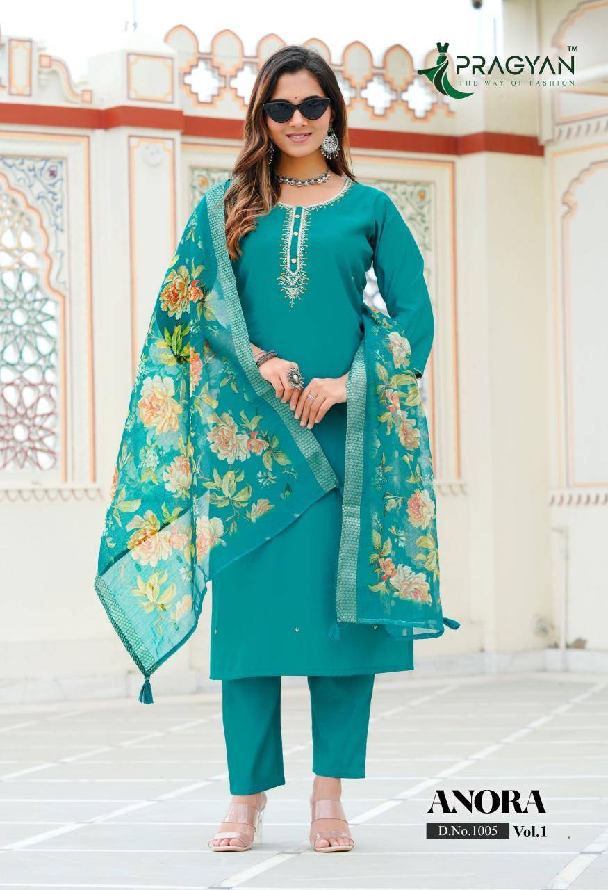 Pragyan anora vol 1 wholesale kurti market in kolkata