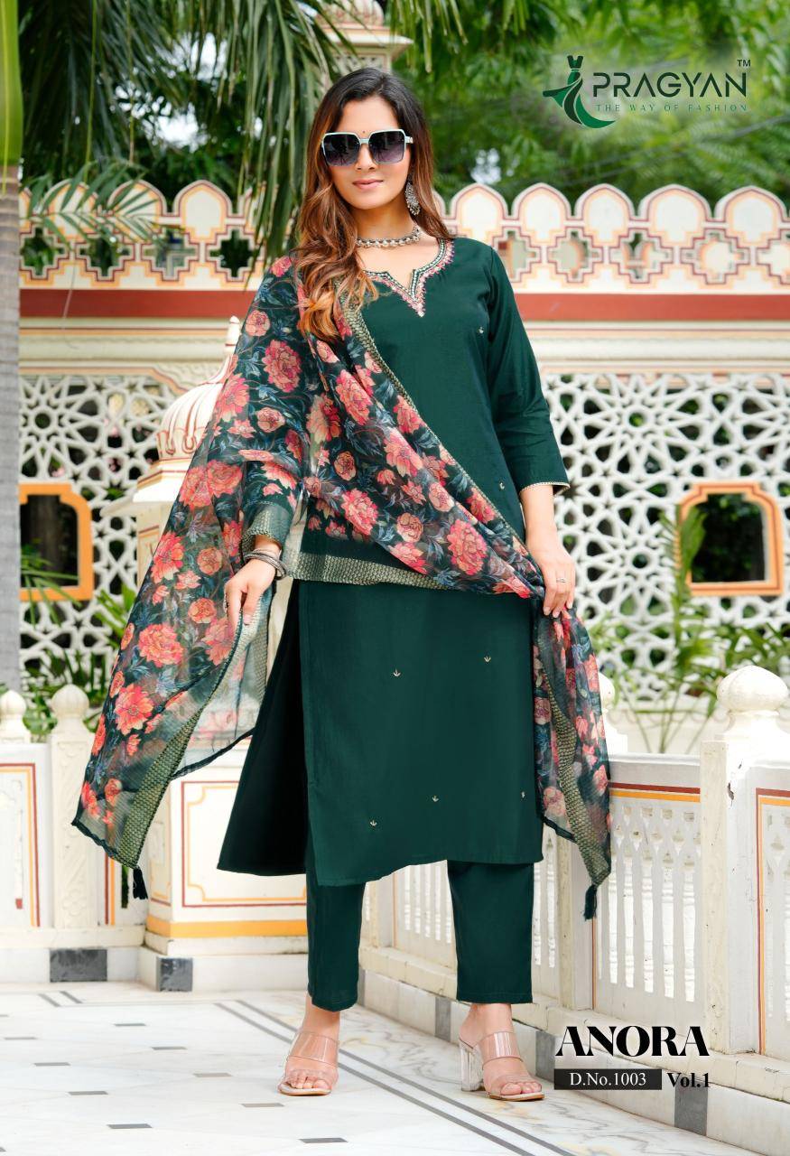 Pragyan anora vol 1 wholesale kurti market in kolkata