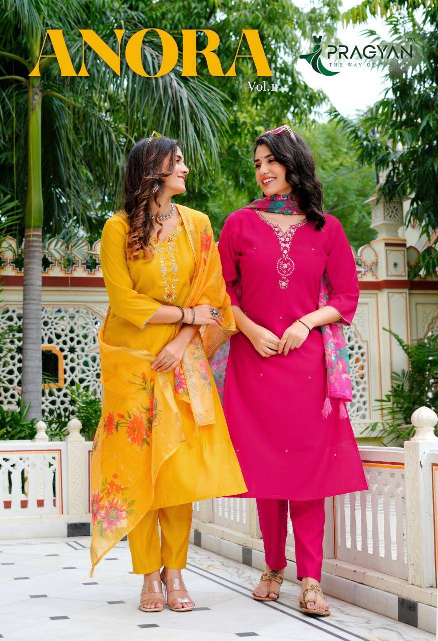 Pragyan anora vol 1 wholesale kurti market in kolkata