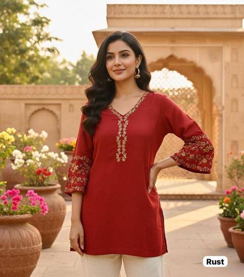 Shorya adaa 5.0 short top kurti wholesale in new market kolkata