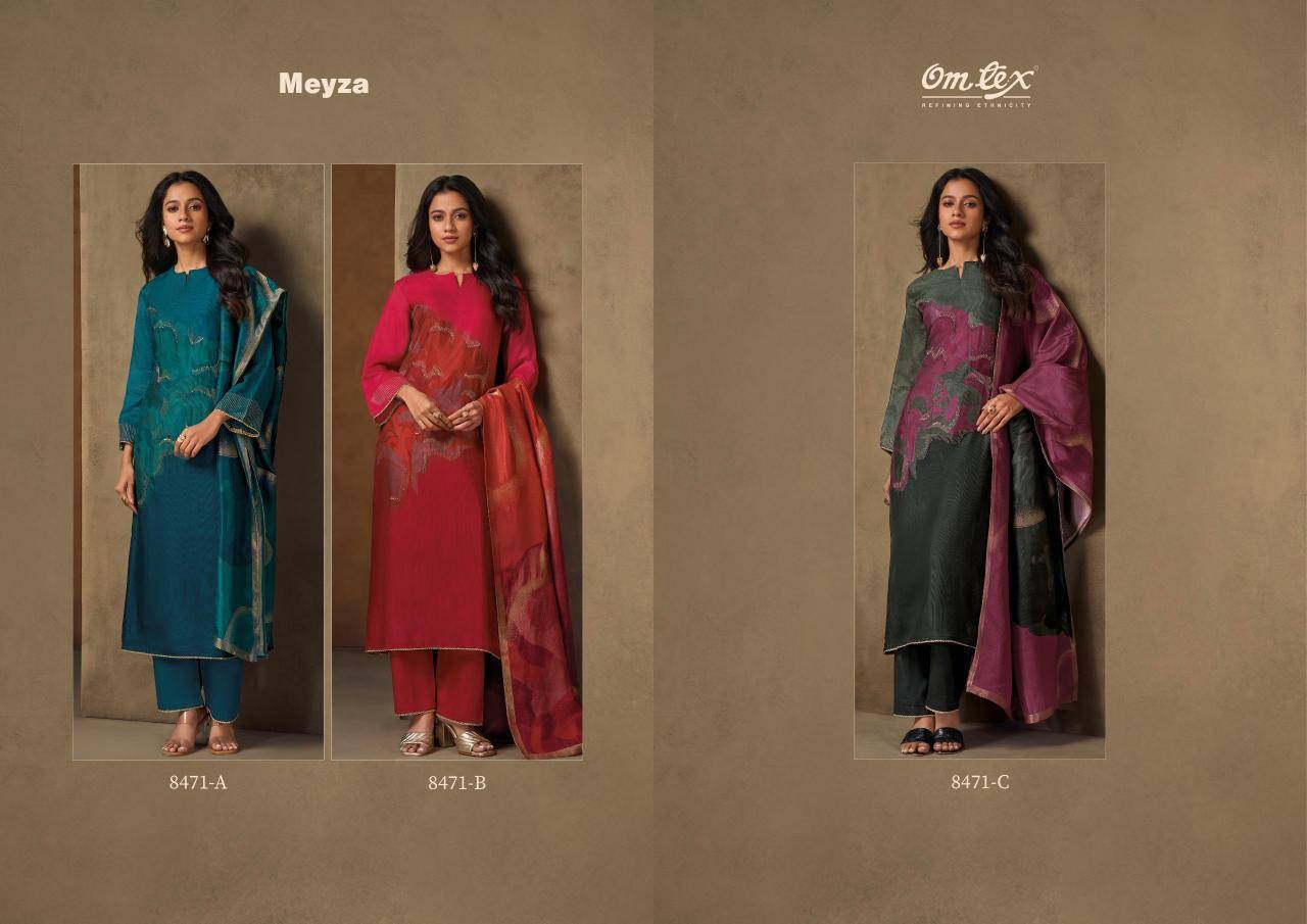 Omtex meyza wholesale dress materials in mumbai with price