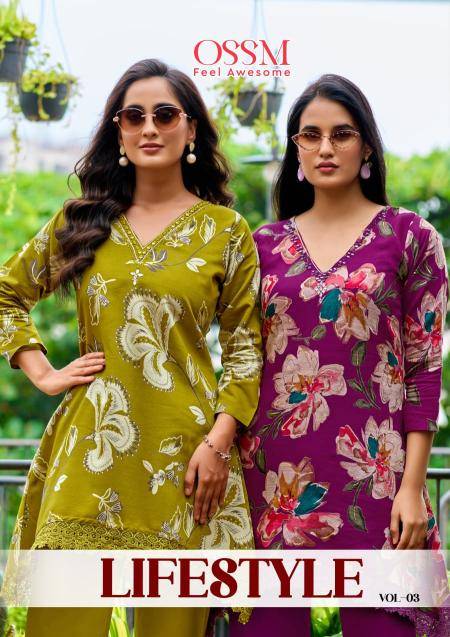 Ossm lifestyle vol 3 coord set kurti wholesale market delhi