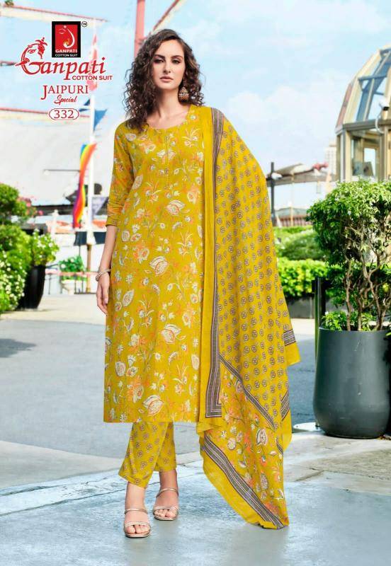 Ganpati jaipuri vol-16 cotton wholesale kurti manufacturers in surat