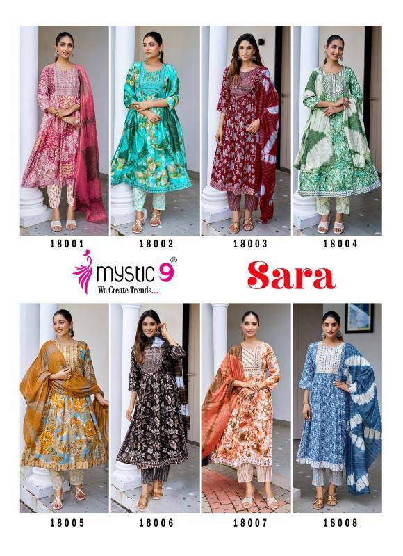 Mystic9 sara vol-18 wholesale kurti market in surat with price