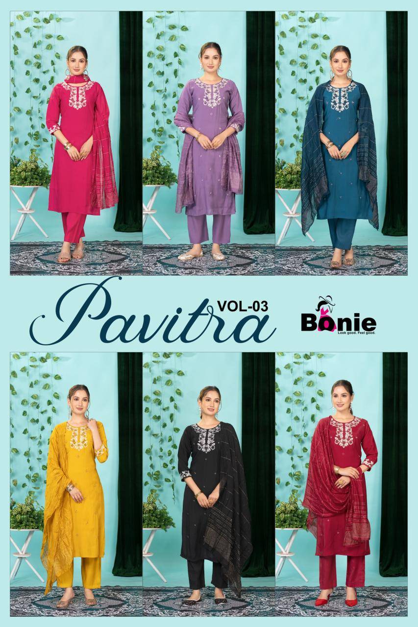 Bonie pavitra vol 3 kurti wholesale market delhi