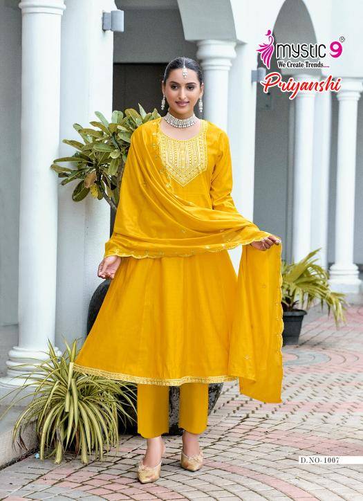 Mystic9 priyanshi vol 1 wholesale kurti shop in ahmedabad