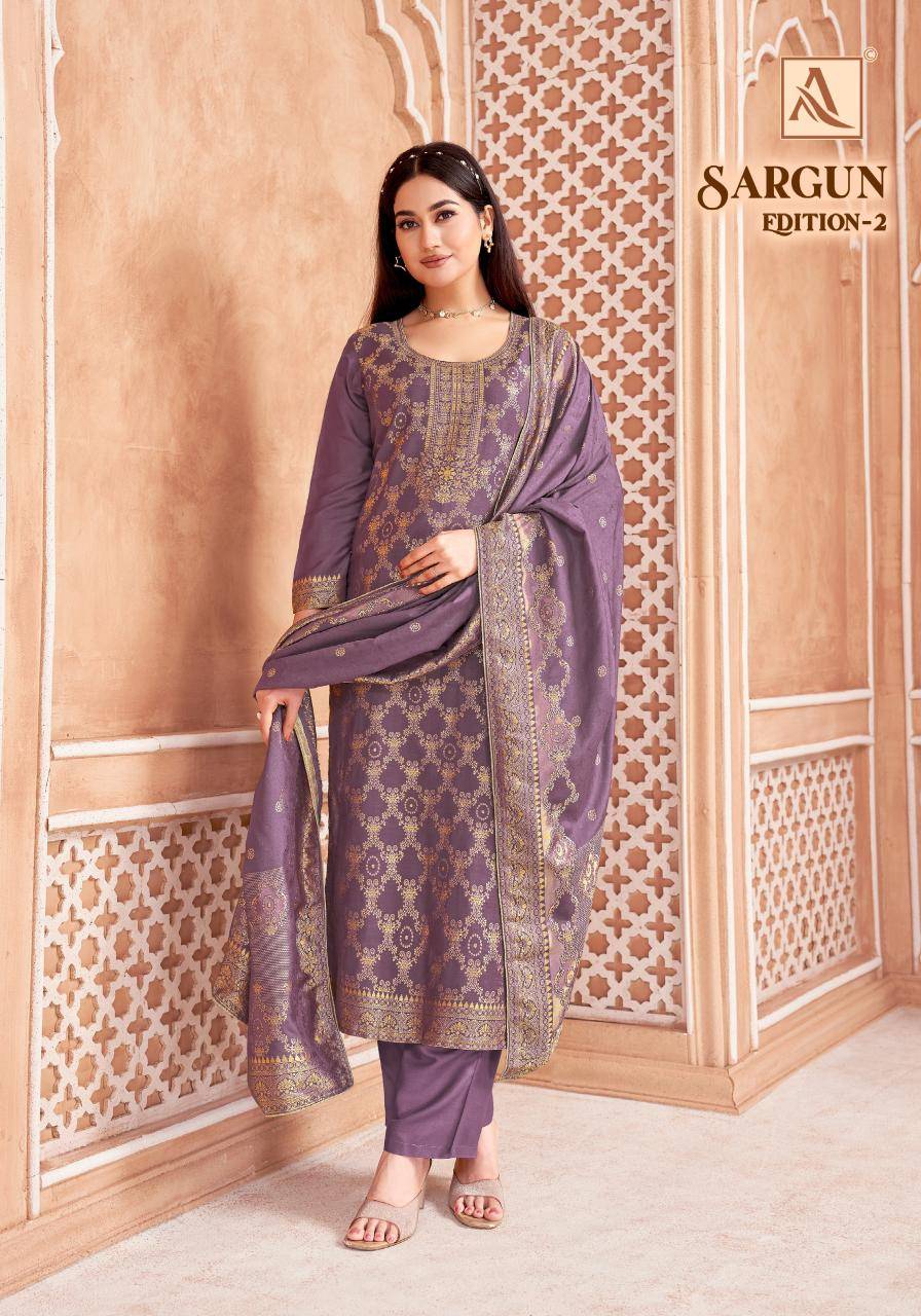 Alok suit sargun 2 Dress materials market in mumbai with price