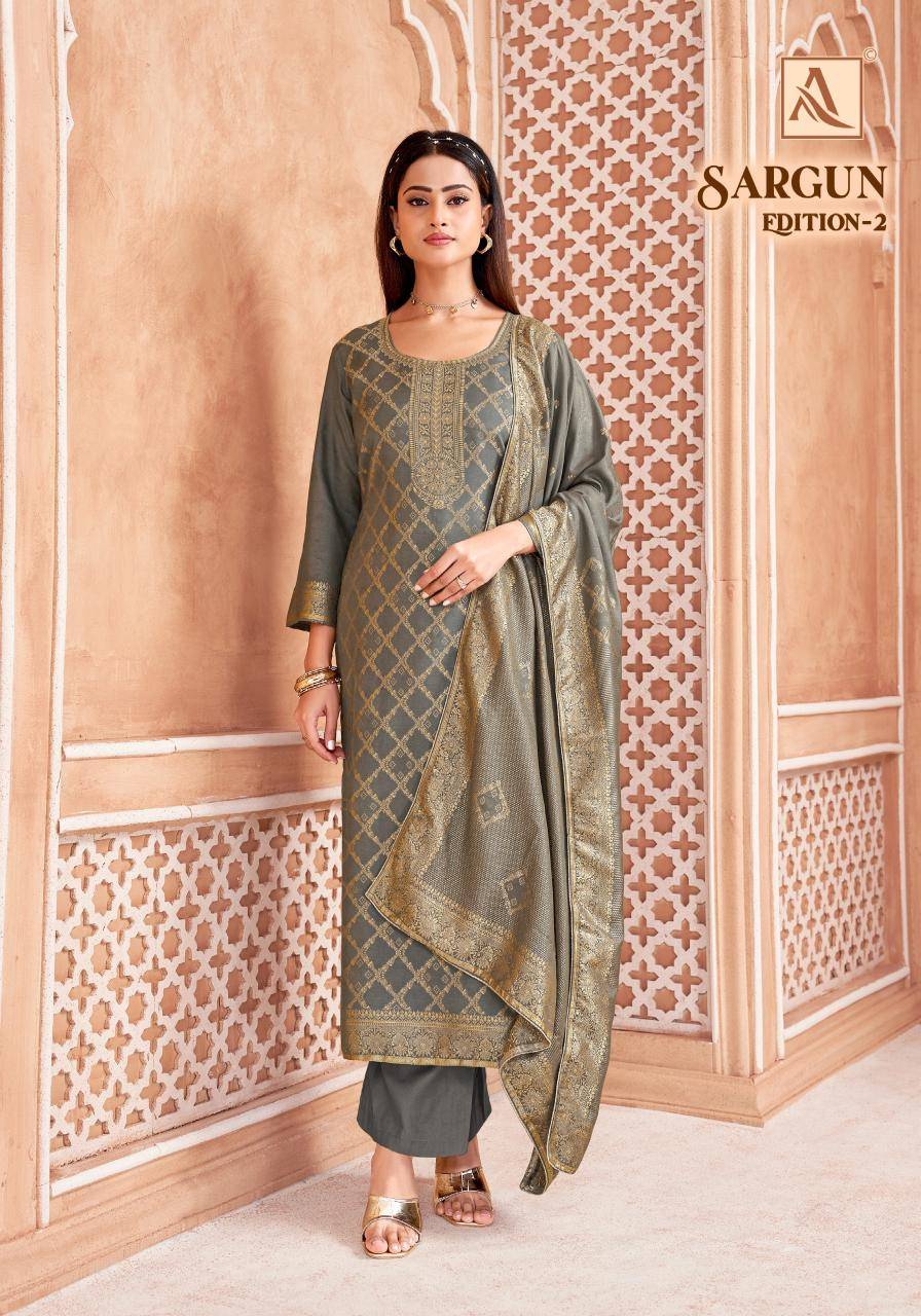 Alok suit sargun 2 Dress materials market in mumbai with price