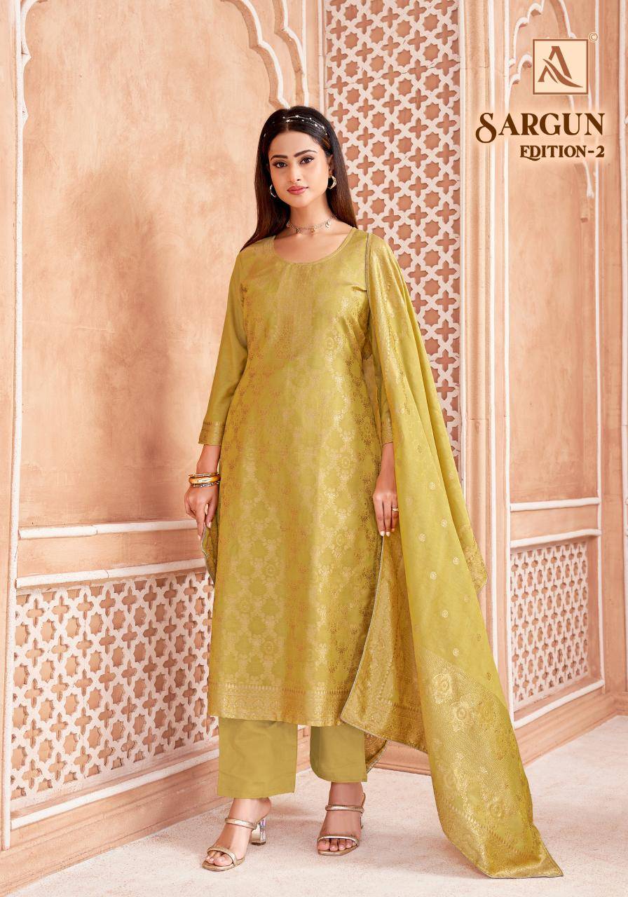 Alok suit sargun 2 Dress materials market in mumbai with price