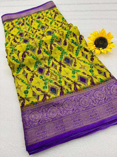 Shorya ajrakh gold print wholesale sarees india