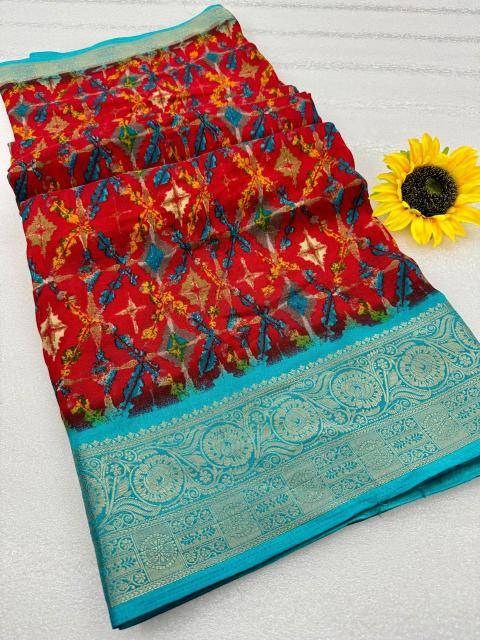Shorya ajrakh gold print wholesale sarees india