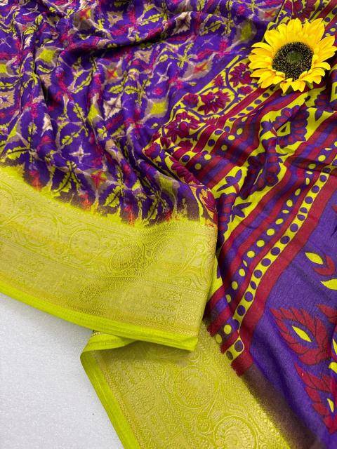 Shorya ajrakh gold print wholesale sarees india