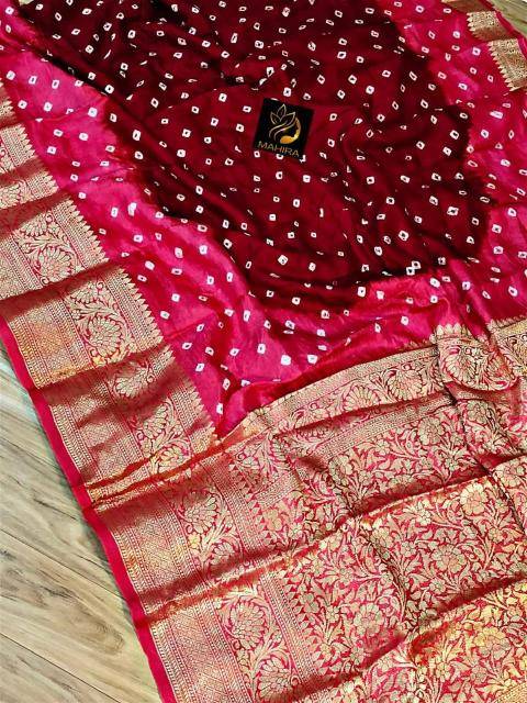 Shorya kanjivaram bandhani wholesale sarees online india