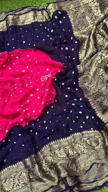 Shorya kanjivaram bandhani wholesale sarees online india
