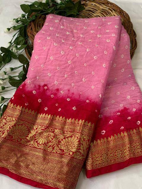 Shorya kanjivaram bandhani wholesale sarees online india