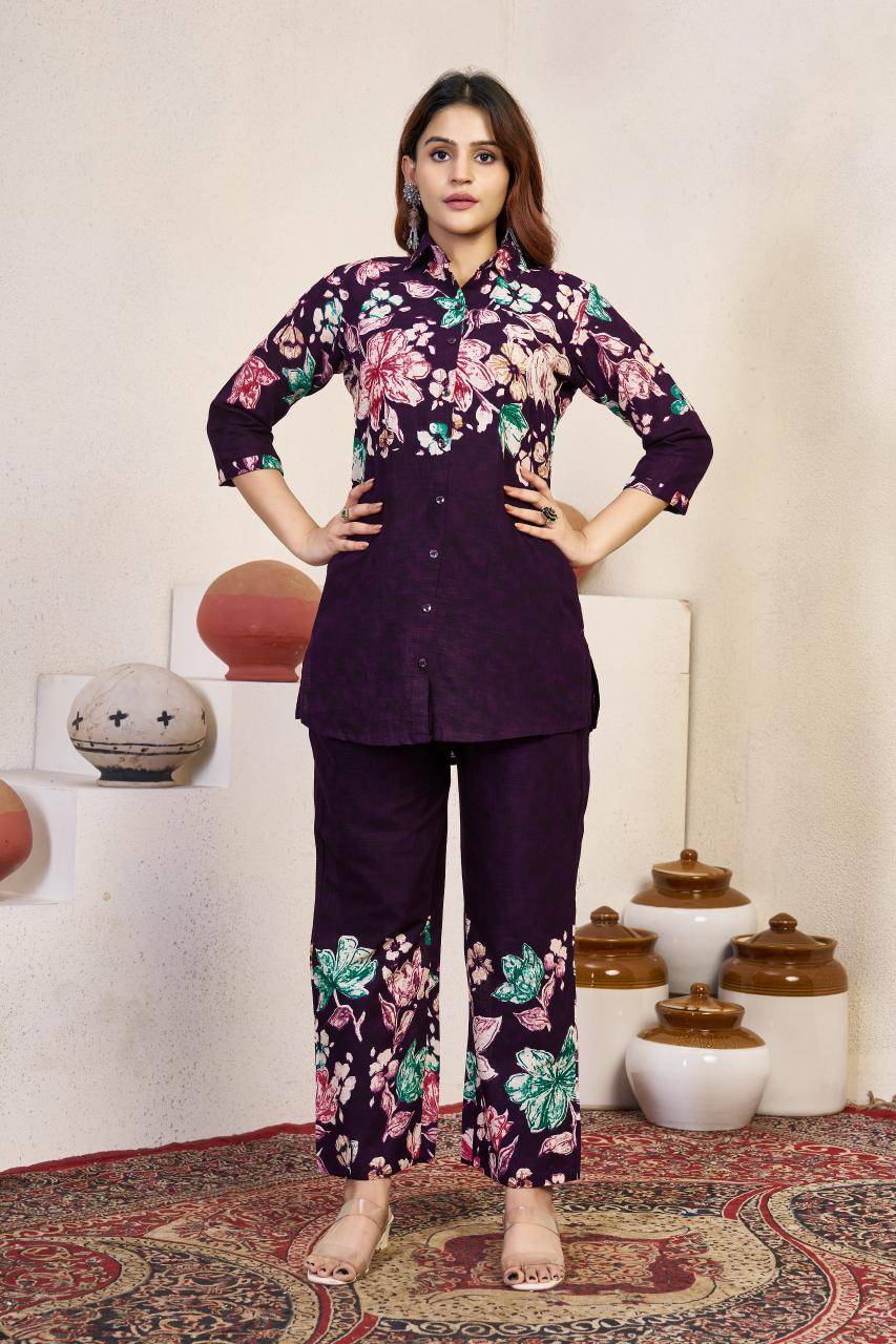 Diva 129 festive coord set wholesale kurti market in kolkata