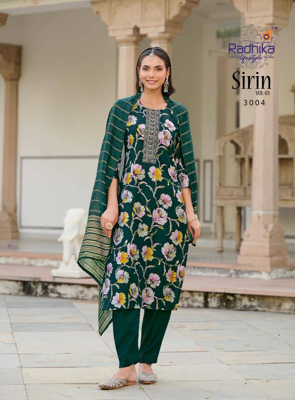 Radhika lifestyle sirin vol 3 kurti wholesale in new market kolkata