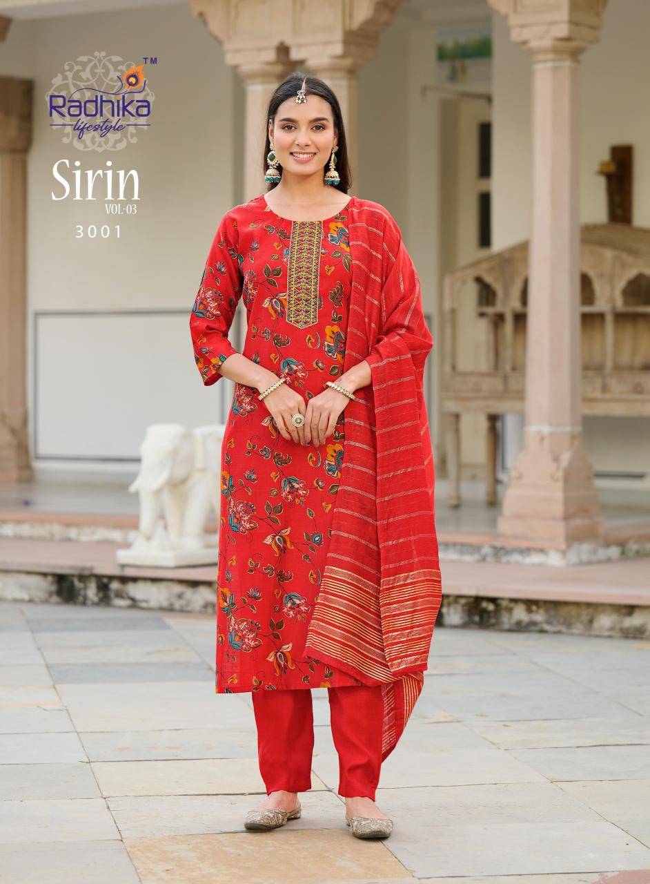 Radhika lifestyle sirin vol 3 kurti wholesale in new market kolkata