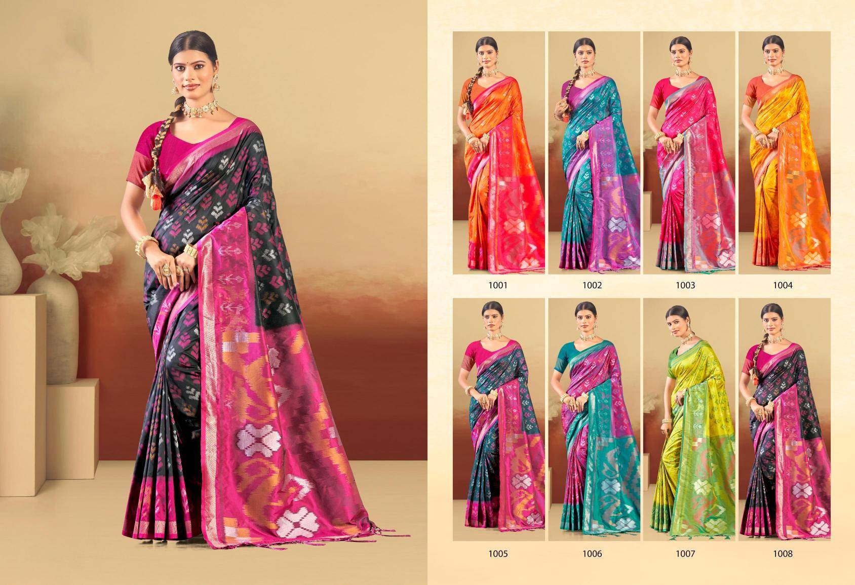 Bunawat - Pochampalli-15 wholesale saree in surat market