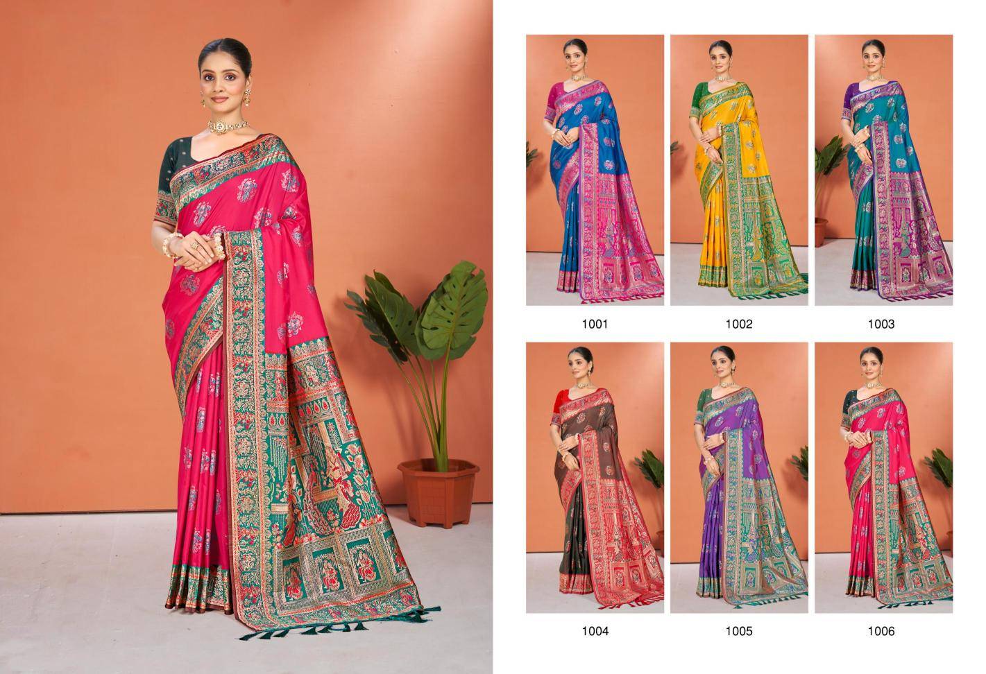 Bunawat - Sursangam 08 wholesale saree shop in surat