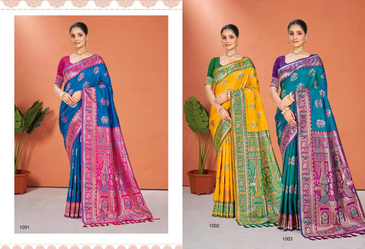 Bunawat - Sursangam 08 wholesale saree shop in surat