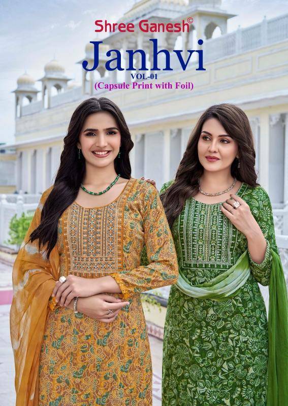 Shree ganesh janhvi vol-1 wholesale kurti manufacturers in surat