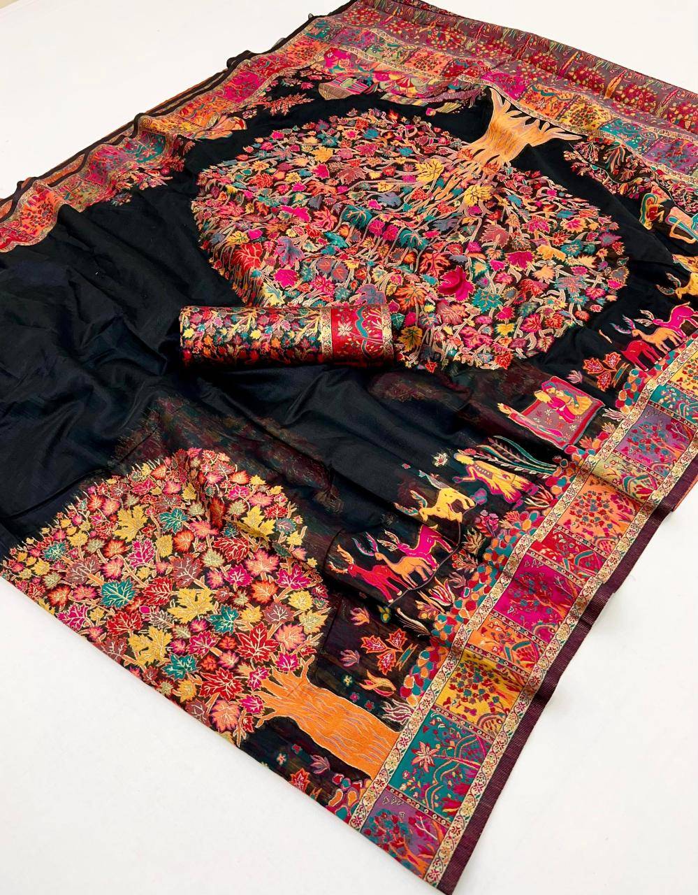 Rajtex pure kashmiri wholesale saree market in kolkata online