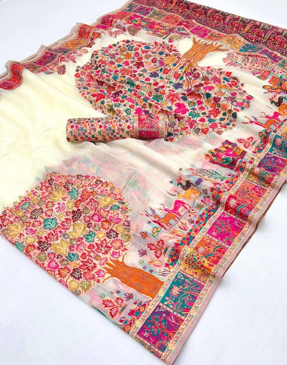Rajtex pure kashmiri wholesale saree market in kolkata online