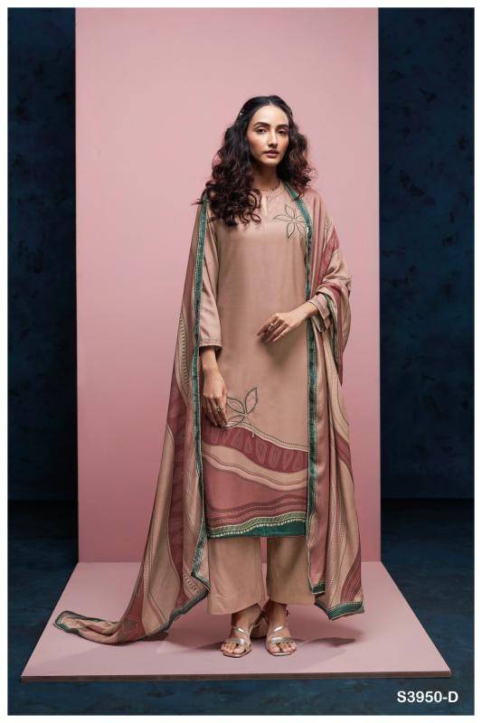 Ganga inika 3950 hyderabad dress material wholesale market