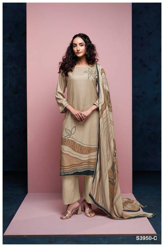 Ganga inika 3950 hyderabad dress material wholesale market