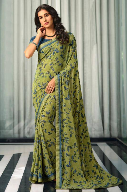 GC georgette printed wholesale saree market in kolkata online