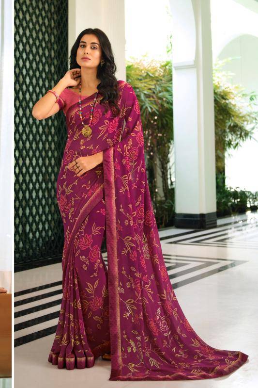 GC georgette printed wholesale saree market in kolkata online