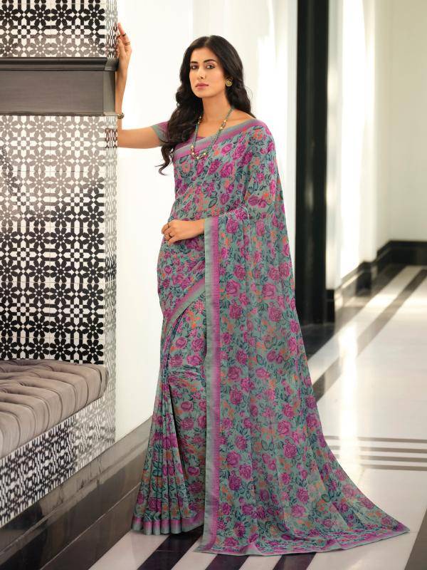 GC georgette printed wholesale saree market in kolkata online